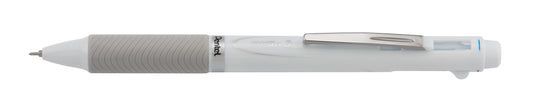 EnerGel 3 Multi-Function, 3-Ink Gel Pen, (0.5mm) Fine Line, Black/Red/Blue Ink, White Barrel (BLC35W)