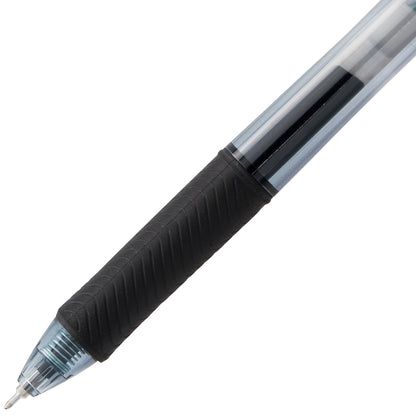 EnerGel-X Retractable Liquid Gel Pen, (0.5mm) Needle Tip, Fine Line, Black Ink (BLN105-A)