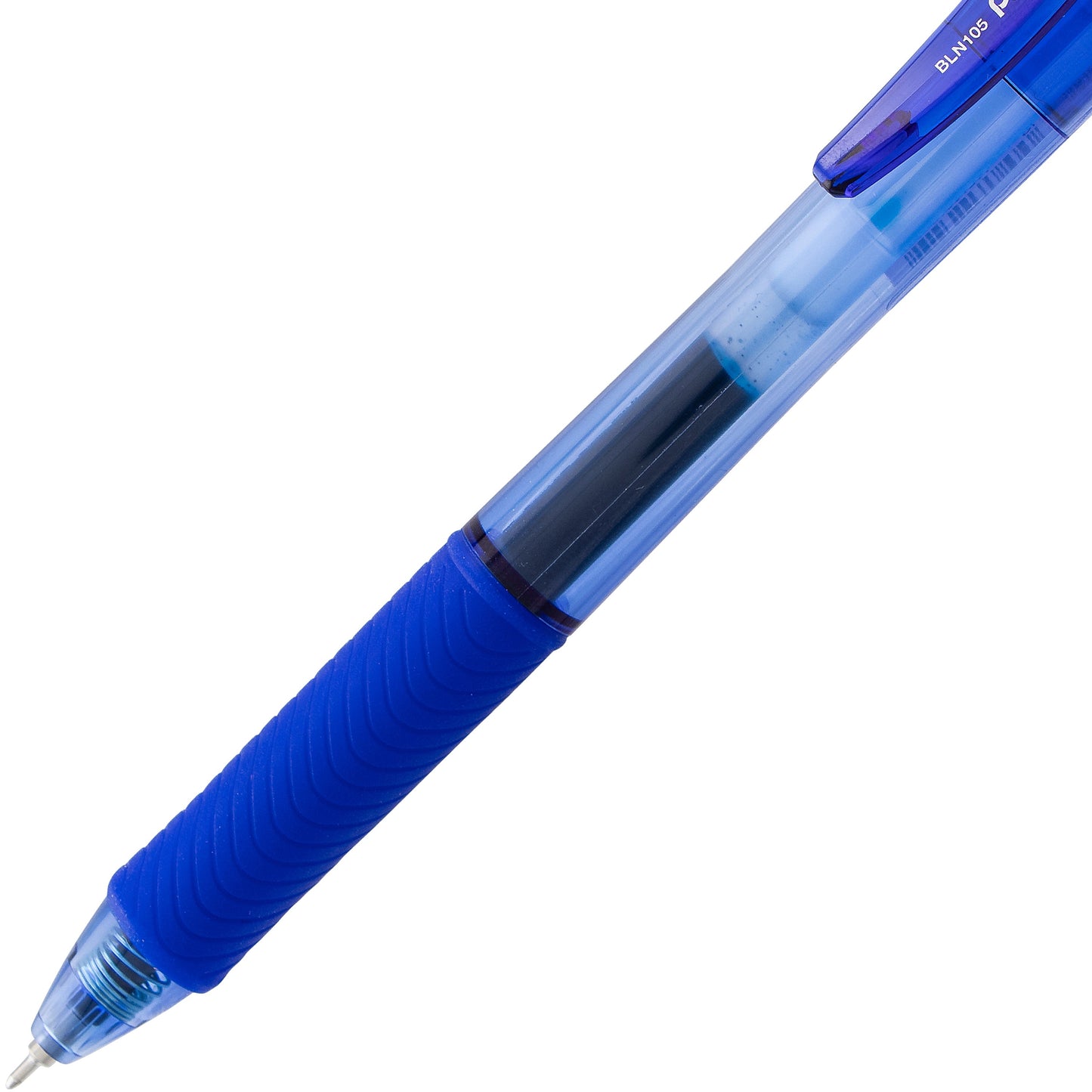 EnerGel-X Retractable Liquid Gel Pen, (0.5mm) Needle Tip, Fine Line, Blue Ink (BLN105-C)