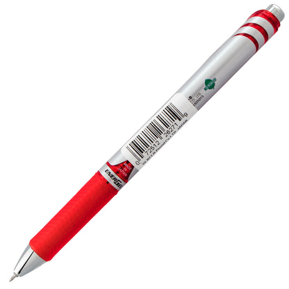 EnerGel RTX Retractable Liquid Gel Pen, (0.3mm) Needle Tip, Extra Fine Line, Red Ink (BLN73-B)