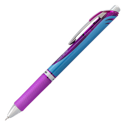 EnerGel RTX Retractable Liquid Gel Pen, (0.5mm) Needle Tip, Fine Line, Violet Ink (BLN75-V)