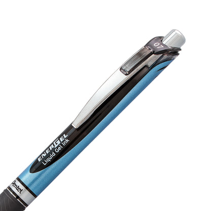 EnerGel RTX Retractable Liquid Gel Pen, (0.7mm) Needle Tip, Medium Line, Black Ink (BLN77-A)