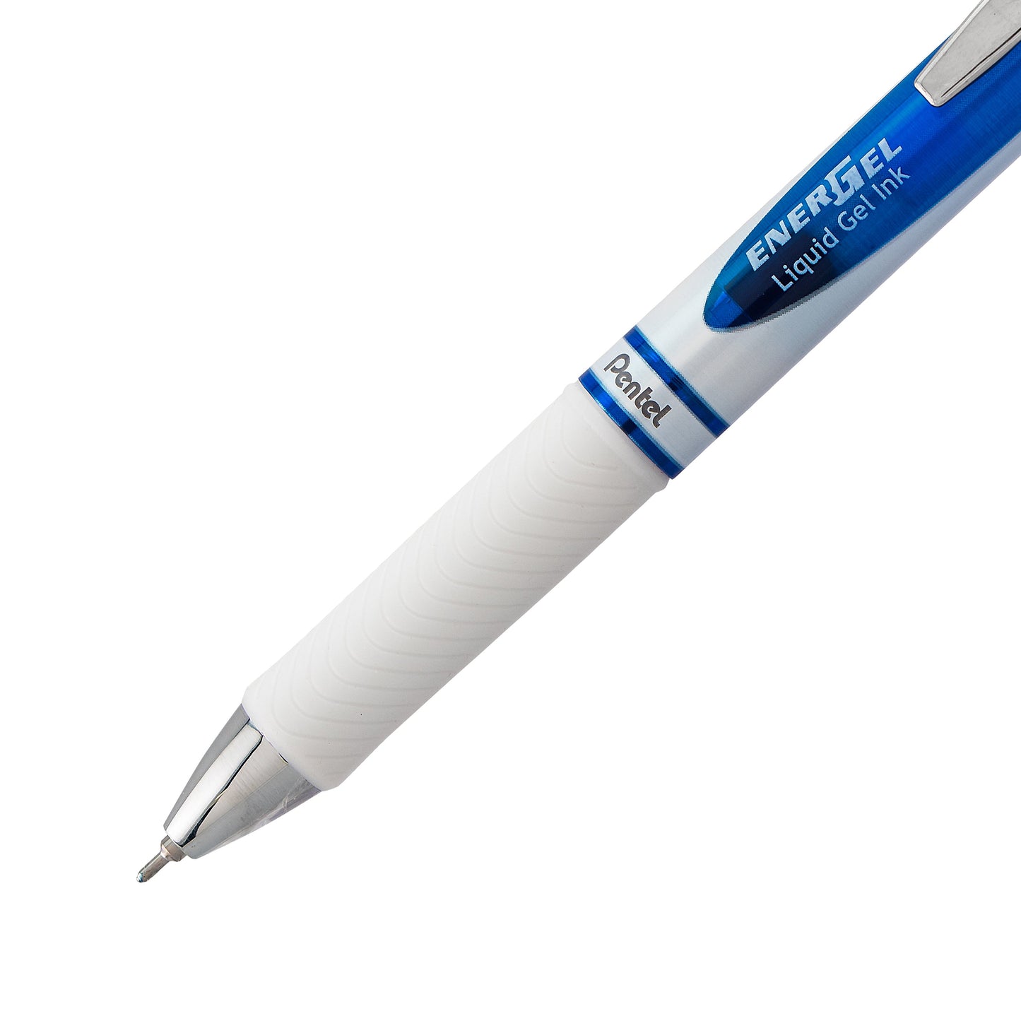 EnerGel Pearl Retractable Liquid Gel Pen, (0.7mm) Needle Tip, Medium Line, Blue Ink (BLN77PW-C)