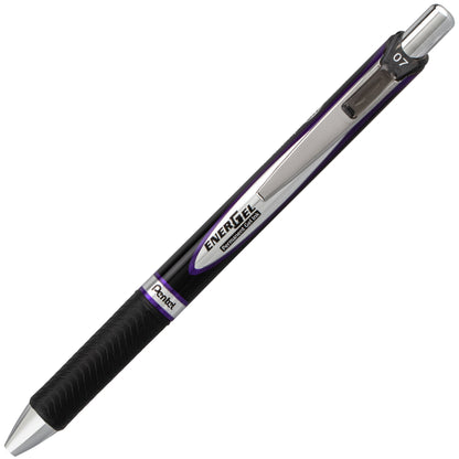EnerGel PRO Permanent Gel Pen, (0.7mm) Medium Line, Violet Ink (BLP77-V)