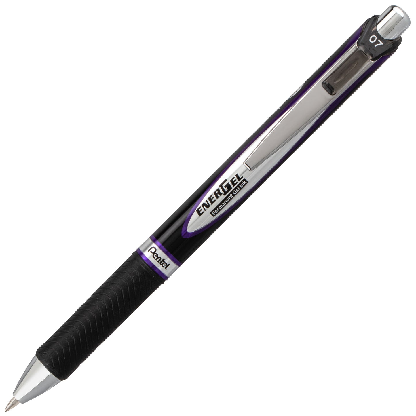 EnerGel PRO Permanent Gel Pen, (0.7mm) Medium Line, Violet Ink (BLP77-V)
