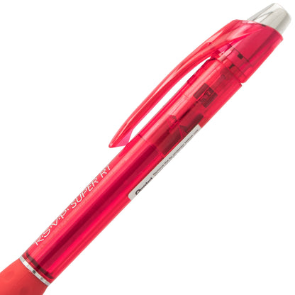 RSVP Super RT Ballpoint Pen, (0.7mm) Fine Line, Red Ink (BX477-B)