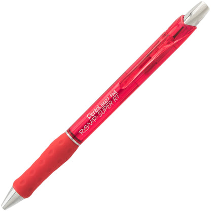 RSVP Super RT Ballpoint Pen, (0.7mm) Fine Line, Red Ink (BX477-B)