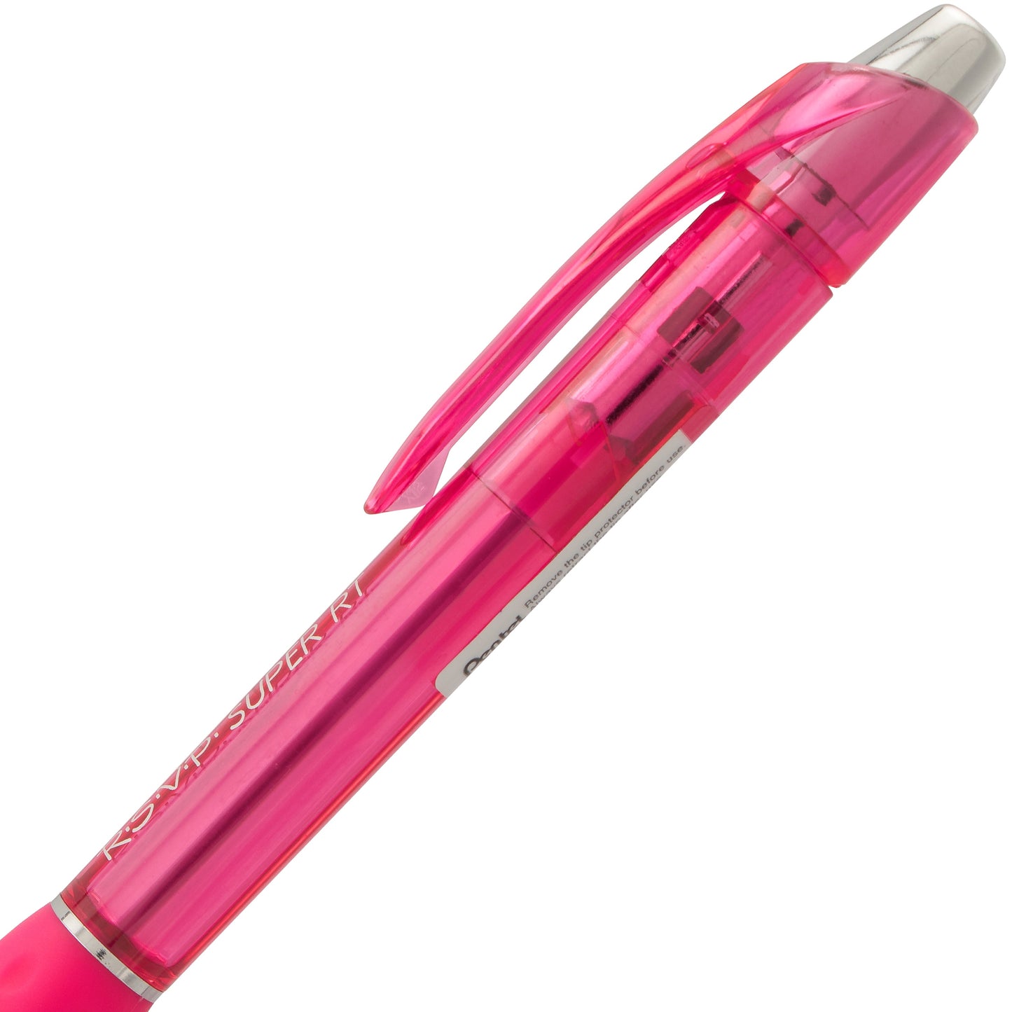 RSVP Super RT Ballpoint Pen, (0.7mm) Fine Line, Pink Ink (BX477-P)