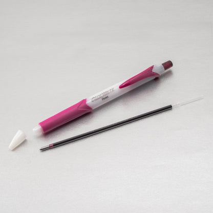 GlideWrite Ballpoint Pen with TechniFlo Ink, (1.0mm) Medium Line, Burgundy Ink (BX910-BG)