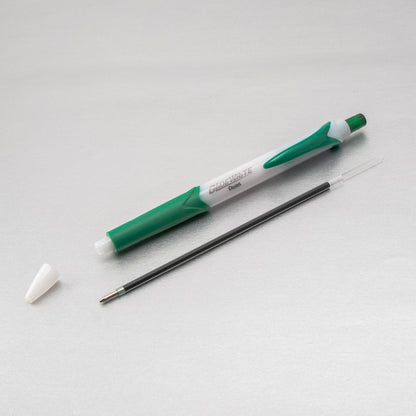 GlideWrite Ballpoint Pen with TechniFlo Ink, (1.0mm) Medium Line, Green (BX910-D)
