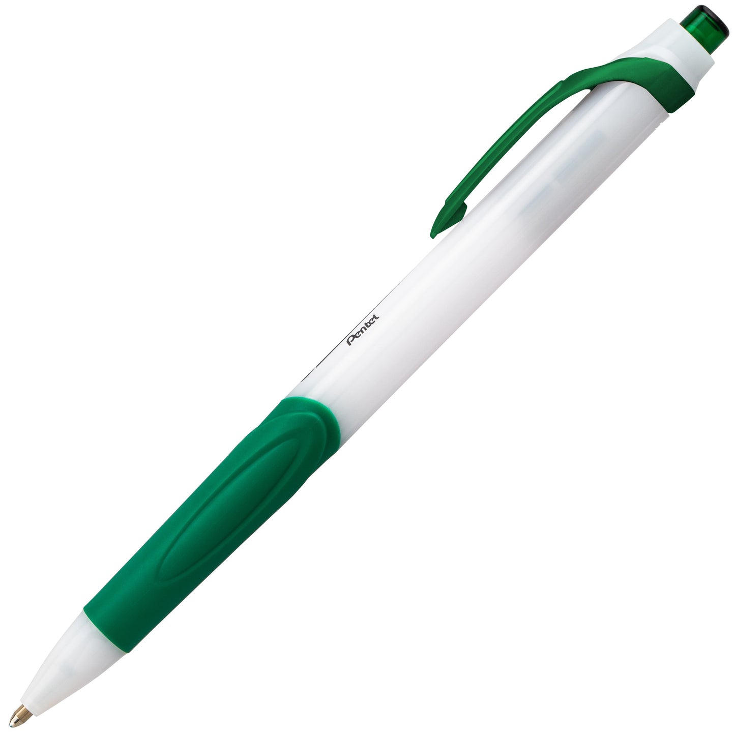 GlideWrite Ballpoint Pen with TechniFlo Ink, (1.0mm) Medium Line, Green (BX910-D)