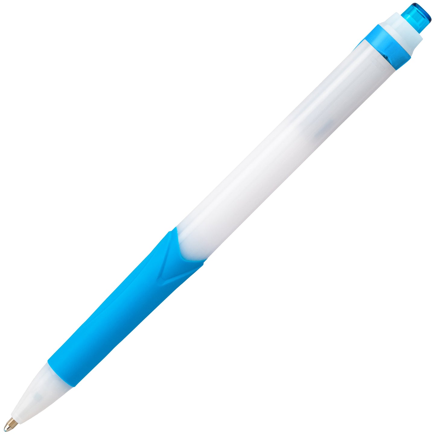 GlideWrite Ballpoint Pen with TechniFlo Ink, (1.0mm) Medium Line, Sky Blue (BX910-S)
