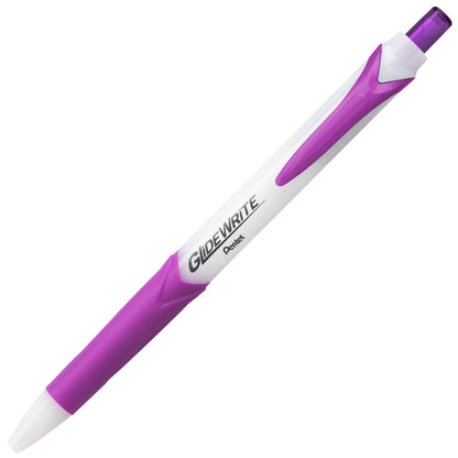 GlideWrite Ballpoint Pen with TechniFlo Ink, (1.0mm) Medium Line, Magenta Ink (BX910-V4)