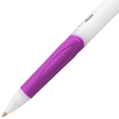 GlideWrite Ballpoint Pen with TechniFlo Ink, (1.0mm) Medium Line, Magenta Ink (BX910-V4)