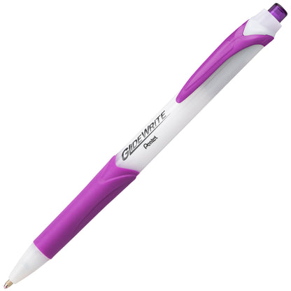 GlideWrite Ballpoint Pen with TechniFlo Ink, (1.0mm) Medium Line, Magenta Ink (BX910-V4)