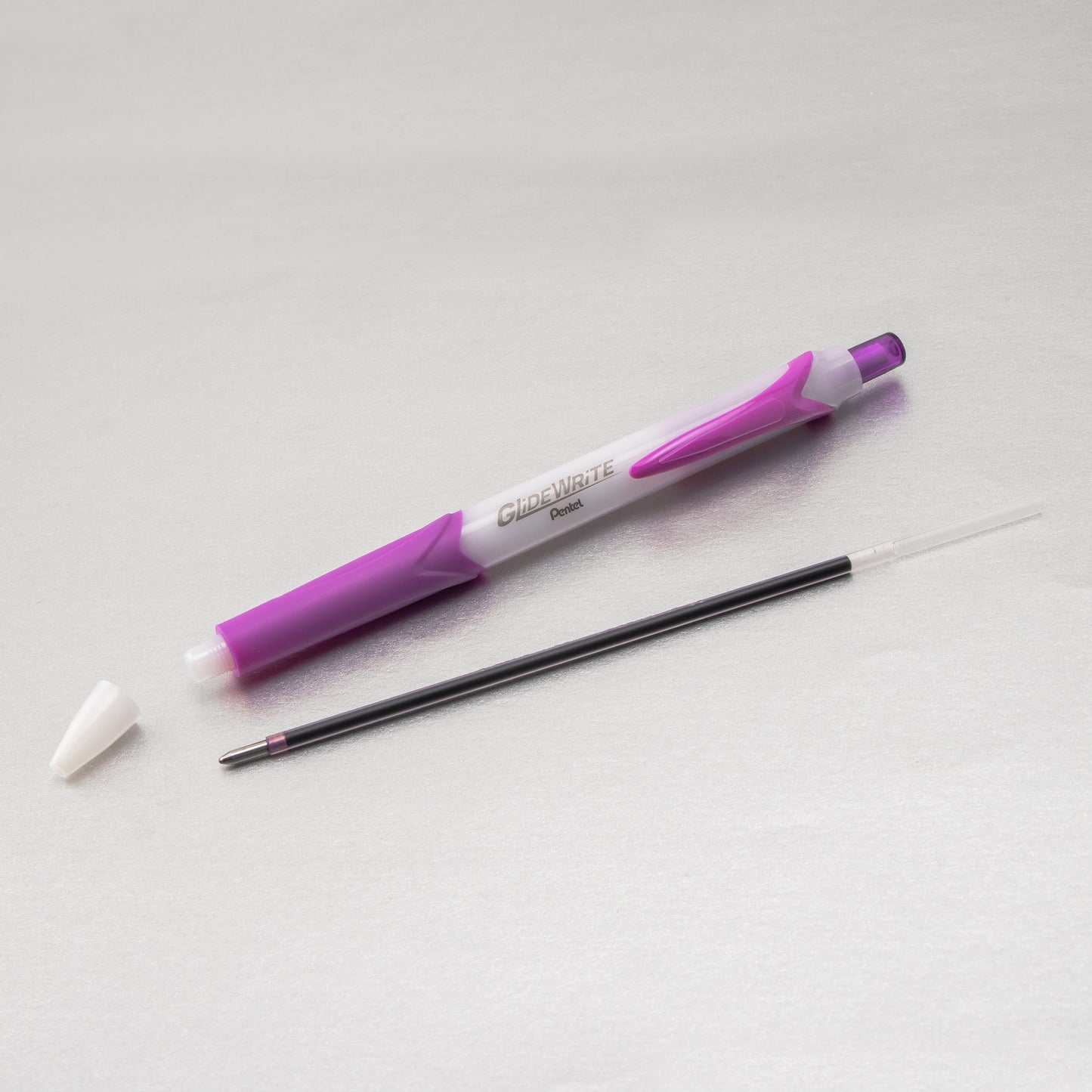 GlideWrite Ballpoint Pen with TechniFlo Ink, (1.0mm) Medium Line, Magenta Ink (BX910-V4)