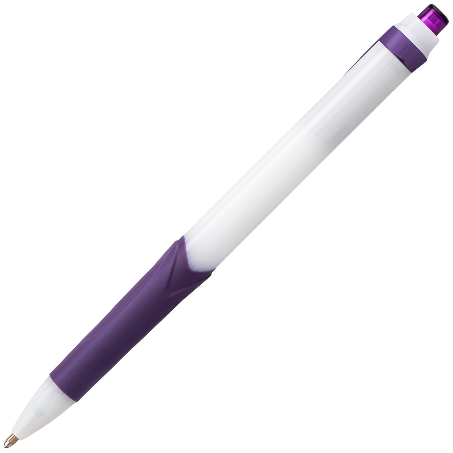 GlideWrite Ballpoint Pen with TechniFlo Ink, (1.0mm) Medium Line, Violet (BX910-V)