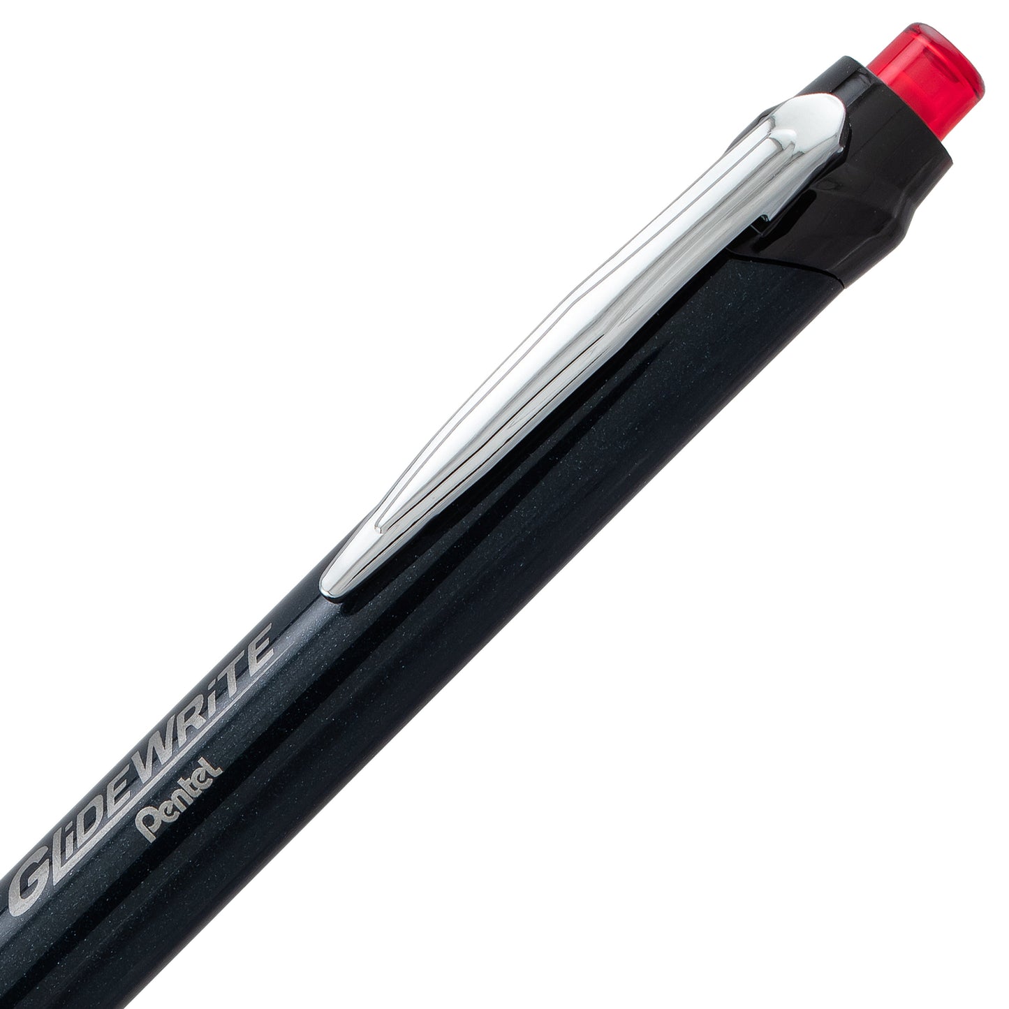 GlideWrite Signature Ballpoint Pen Black Barrel, (1.0mm) Medium line, Red Ink (BX930A-B)