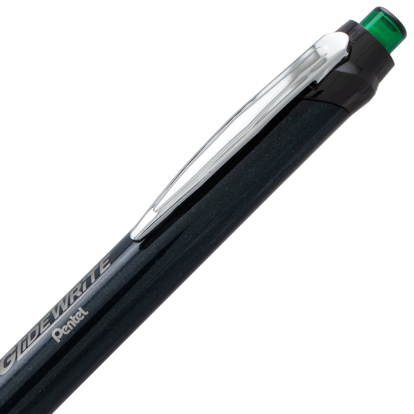 GlideWrite Signature Ballpoint Pen Black Barrel, (1.0mm) Medium line, Green Ink (BX930A-D)