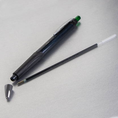 GlideWrite Signature Ballpoint Pen Black Barrel, (1.0mm) Medium line, Green Ink (BX930A-D)