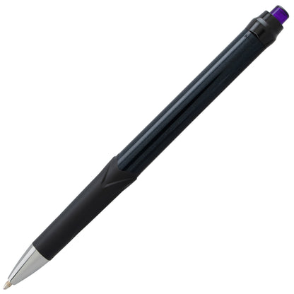GlideWrite Signature Ballpoint Pen Black Barrel, (1.0mm) Medium line, Violet Ink (BX930A-V)