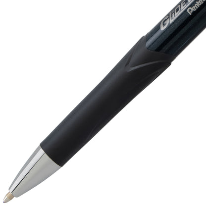 GlideWrite Signature Ballpoint Pen Black Barrel, (1.0mm) Medium line, Violet Ink (BX930A-V)