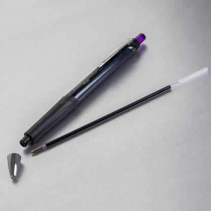 GlideWrite Signature Ballpoint Pen Black Barrel, (1.0mm) Medium line, Violet Ink (BX930A-V)