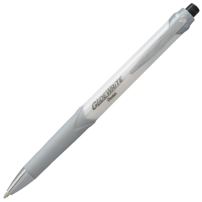 GlideWrite Signature Ballpoint Pen Pearl White Barrel, (1.0mm) Medium line, Black Ink (BX930W-A)