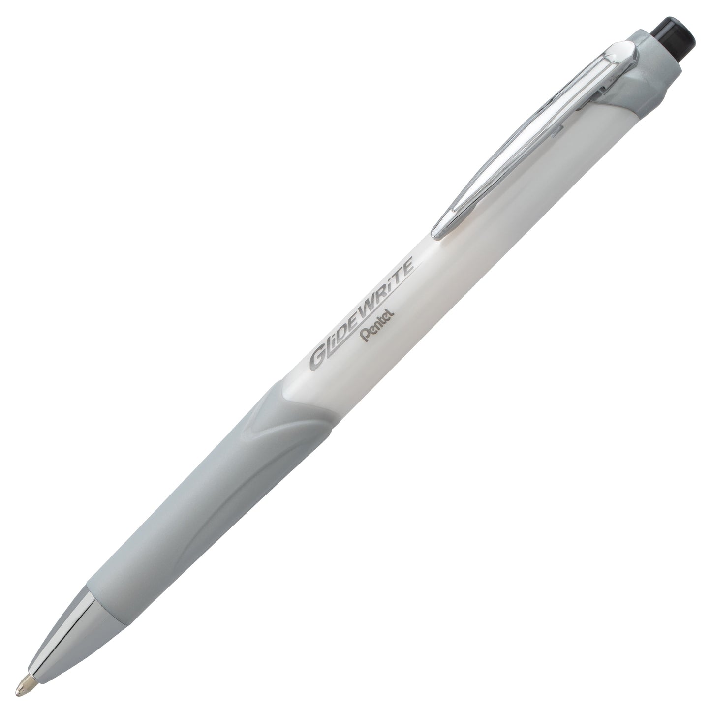 GlideWrite Signature Ballpoint Pen Pearl White Barrel, (1.0mm) Medium line, Black Ink (BX930W-A)