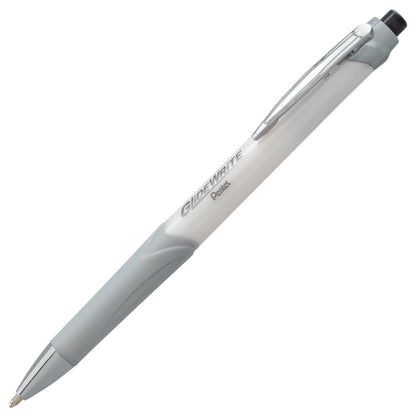 GlideWrite Signature Ballpoint Pen Pearl White Barrel, (1.0mm) Medium line, Black Ink (BX930W-A)