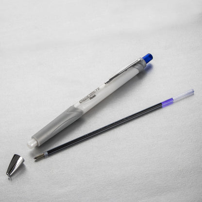 GlideWrite Signature Ballpoint Pen Pearl White Barrel, (1.0mm) Medium line, Blue Ink (BX930W-C)
