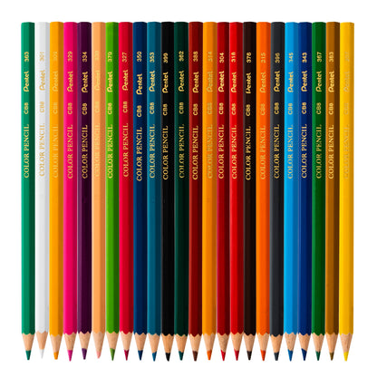 Pentel Arts Color Pencils - Assorted Colors, 24-Pk (CB8-24)