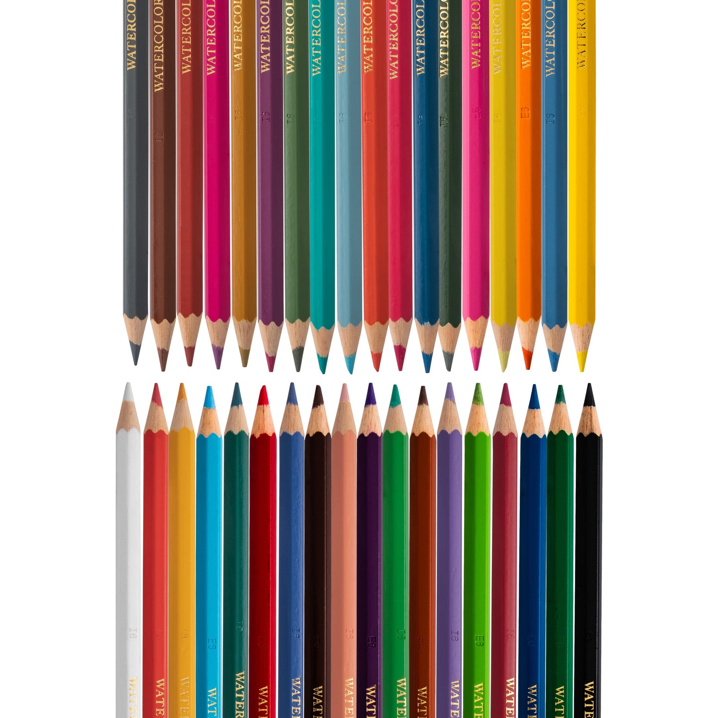 Pentel Arts Watercolor Pencil Set - Assorted Colors, 36-Pack (CB9-36)