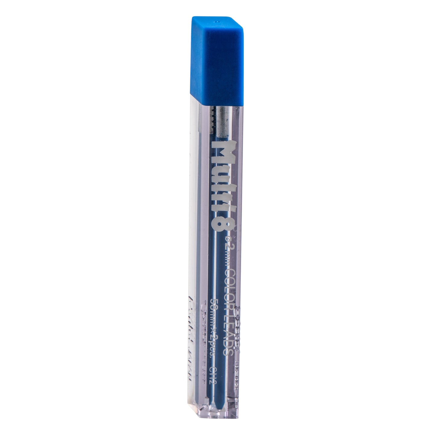Pentel Arts 8 Colour Pencil Lead Refill (2.0mm), Blue, 2 pcs/Tube (CH2-C)