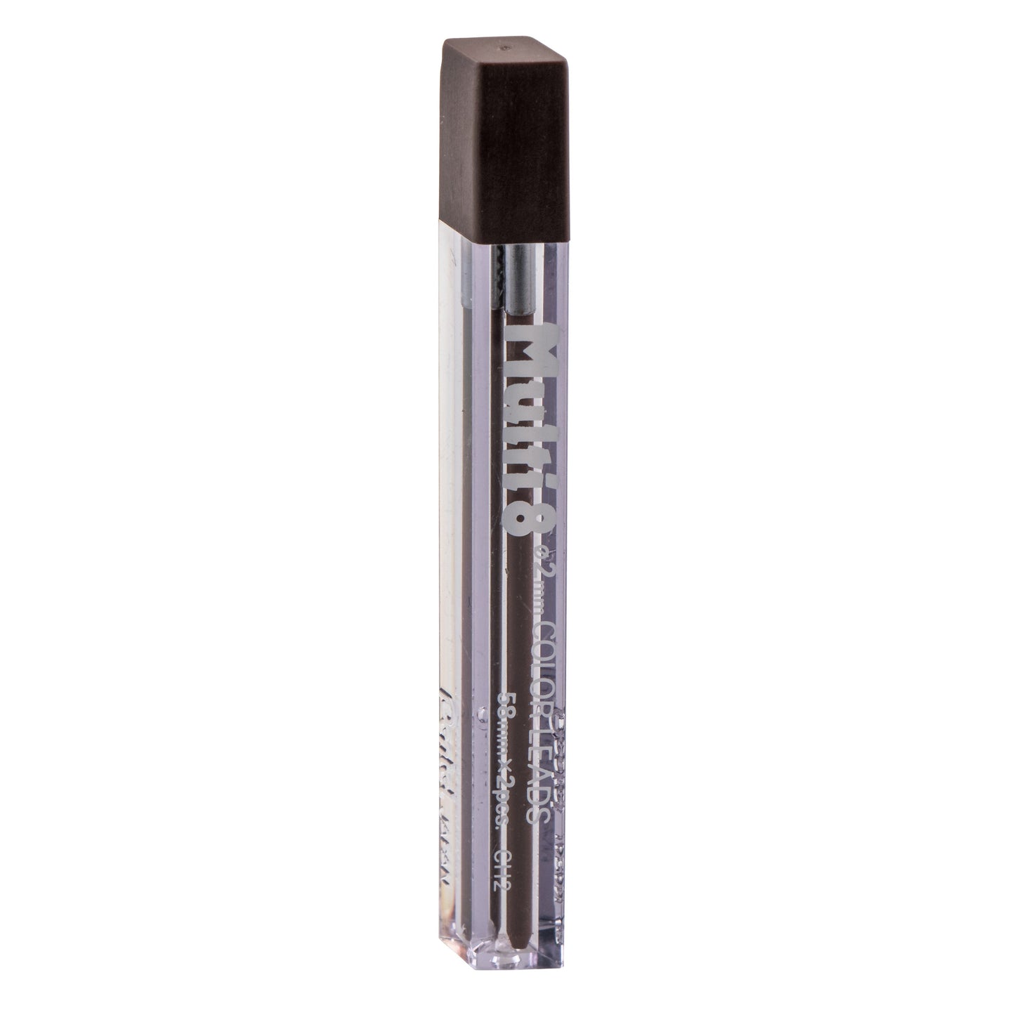 Pentel Arts 8 Colour Pencil Lead Refill (2.0mm), Brown, 2 pcs/Tube (CH2-E)