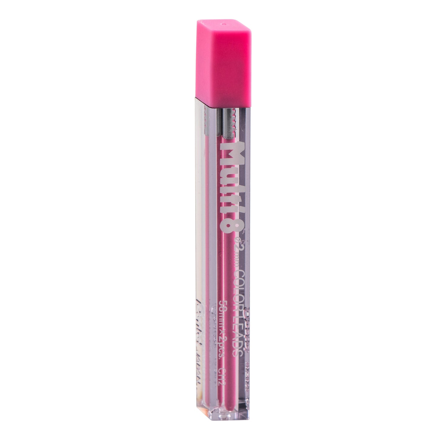 Pentel Arts 8 Colour Pencil Lead Refill (2.0mm), Pink, 2 pcs/Tube (CH2-P)