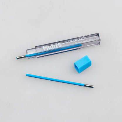 Pentel Arts 8 Colour Pencil Lead Refill (2.0mm), Sky Blue, 2 pcs/Tube (CH2-S)