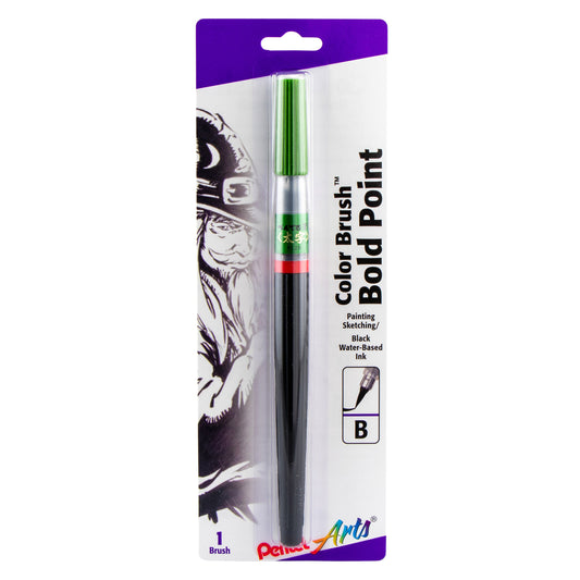 Pentel Arts Brush, Bold Point, Black Ink 1-Pk (FL2BBPA)