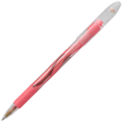 Sunburst Metallic Gel Pen, Medium Line, Permanent Red Ink (K908-MB)