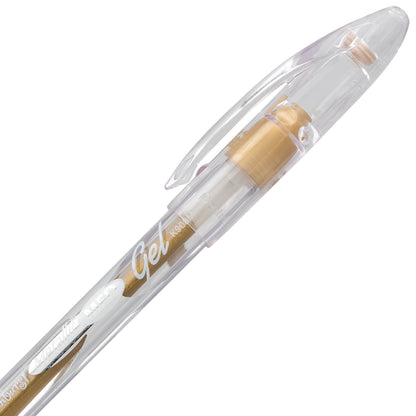 Sunburst Metallic Gel Pen, Medium Line, Permanent Gold Ink (K908-X)