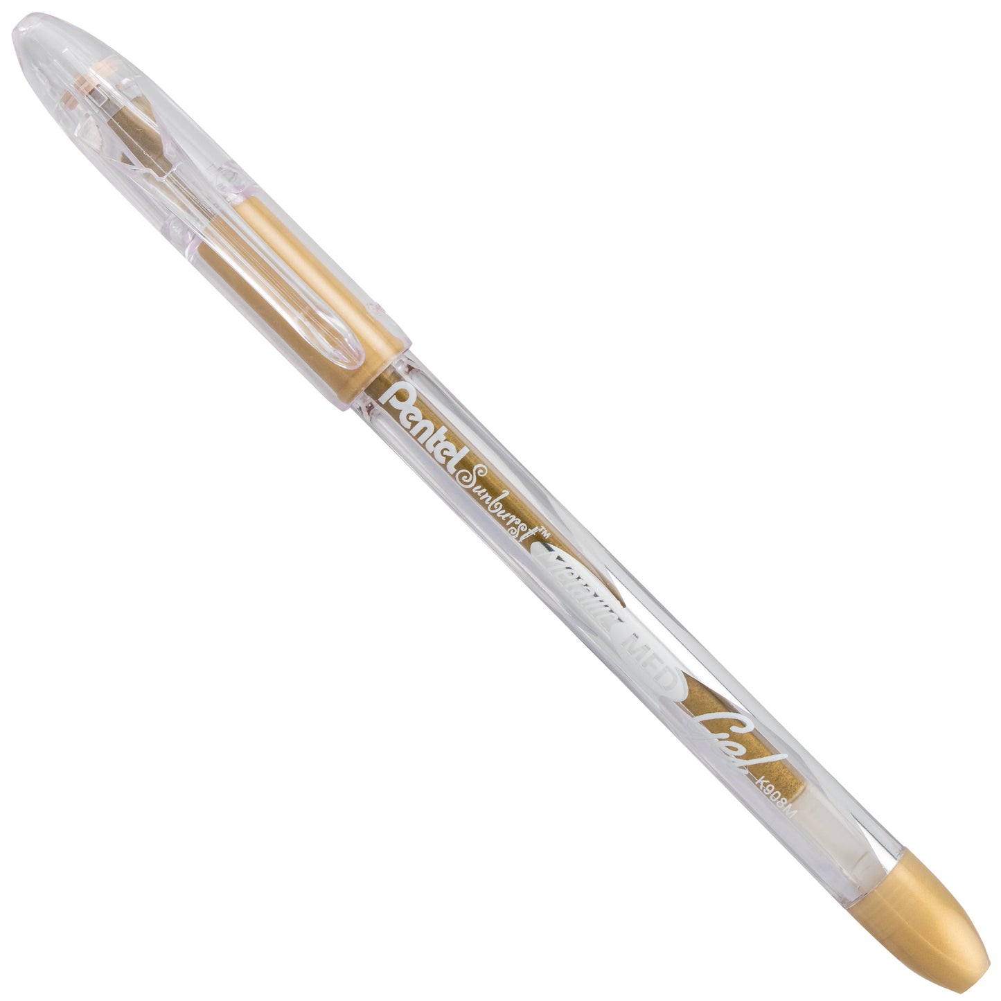 Sunburst Metallic Gel Pen, Medium Line, Permanent Gold Ink (K908-X)