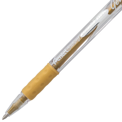 Sunburst Metallic Gel Pen, Medium Line, Permanent Gold Ink (K908-X)