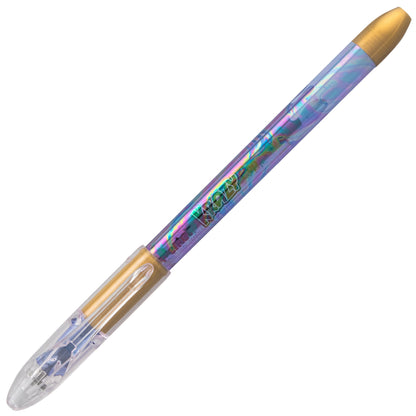 Krazy Pop Iridescent Gel Pen, (1.0mm) Bold line, Blue & Gold Ink (K91-DXC)