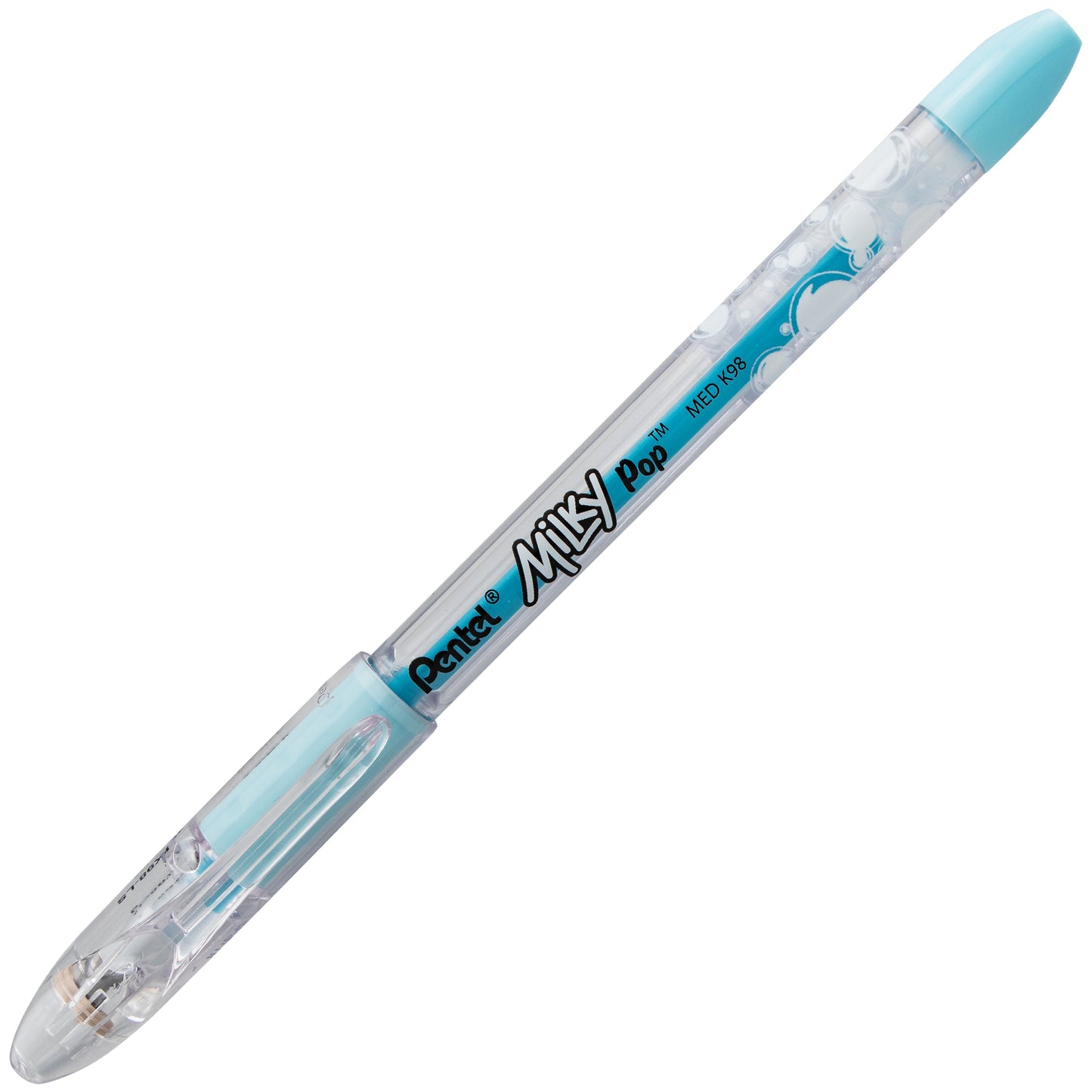 Milky Pop Pastel Gel Pen, (0.8mm) Medium Line, Sky Blue Ink (K98-LS)