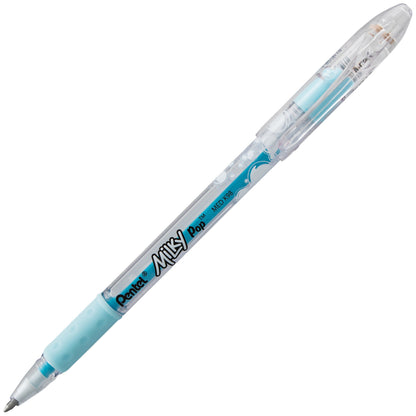 Milky Pop Pastel Gel Pen, (0.8mm) Medium Line, Sky Blue Ink (K98-LS)