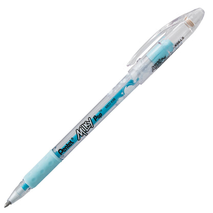 Milky Pop Pastel Gel Pen, (0.8mm) Medium Line, Sky Blue Ink (K98-LS)