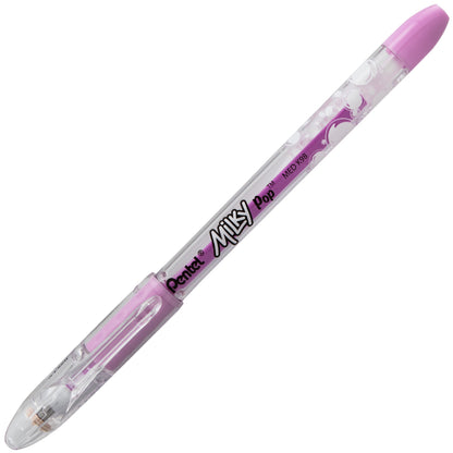Milky Pop Pastel Gel Pen, (0.8mm) Medium Line, Violet Ink (K98-LV)