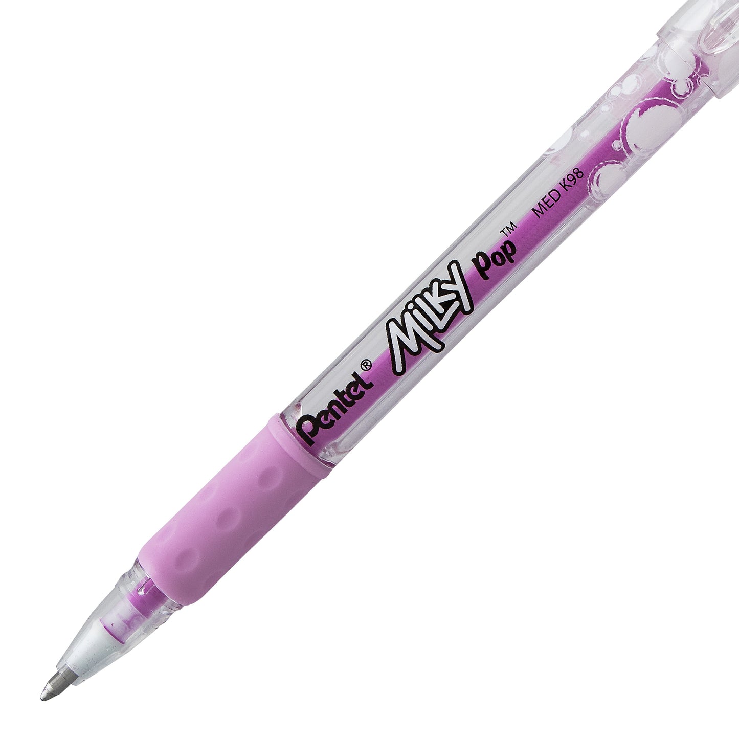 Milky Pop Pastel Gel Pen, (0.8mm) Medium Line, Violet Ink (K98-LV)