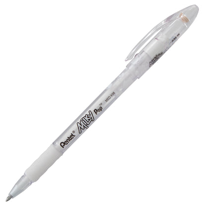 Milky Pop Pastel Gel Pen, (0.8mm) Medium Line, White Ink (K98-W)