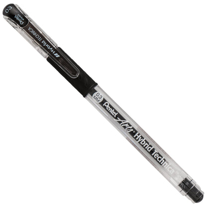 Pentel Arts Hybrid Technica (0.3mm) Gel Pen, Black Ink (KN103-A)
